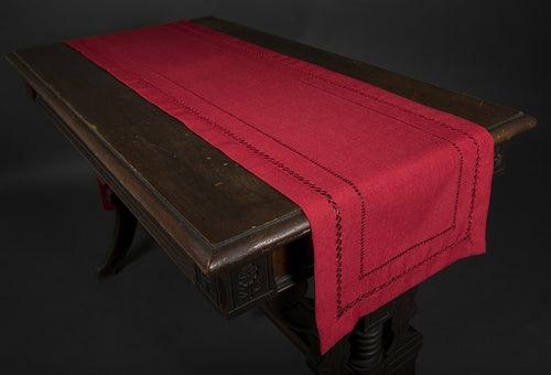 XD11099 Double Hemstitch Table Runner, 14''x72'' - zoter Shop