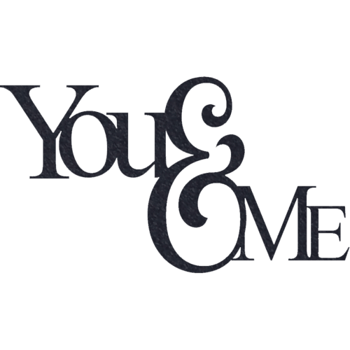 You & Me - Metal Wall Art - zoter Shop