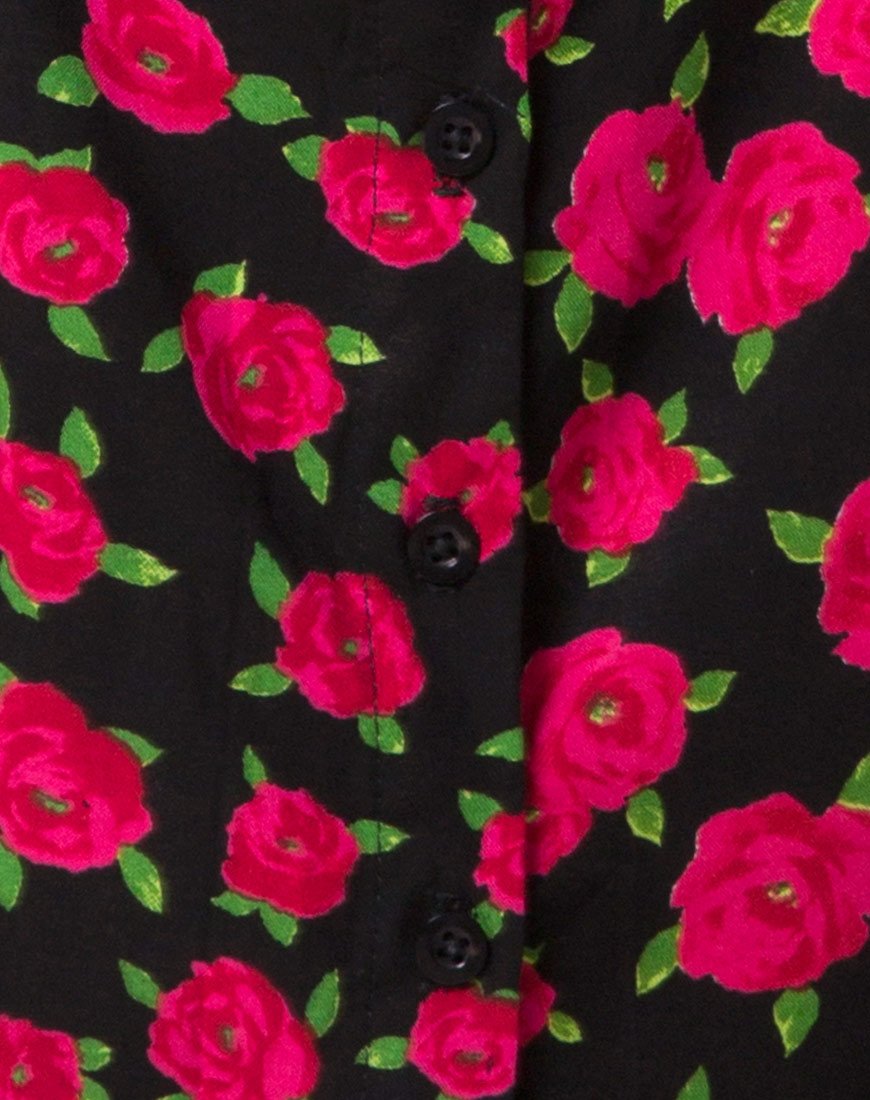 Zavacca Dress in Red Bloom
