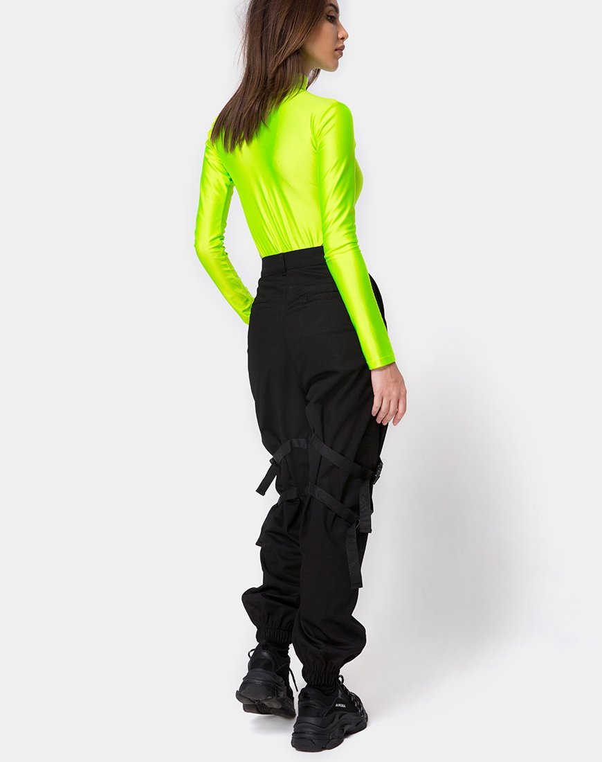 Zepani Bodice in Nylon Green Motel