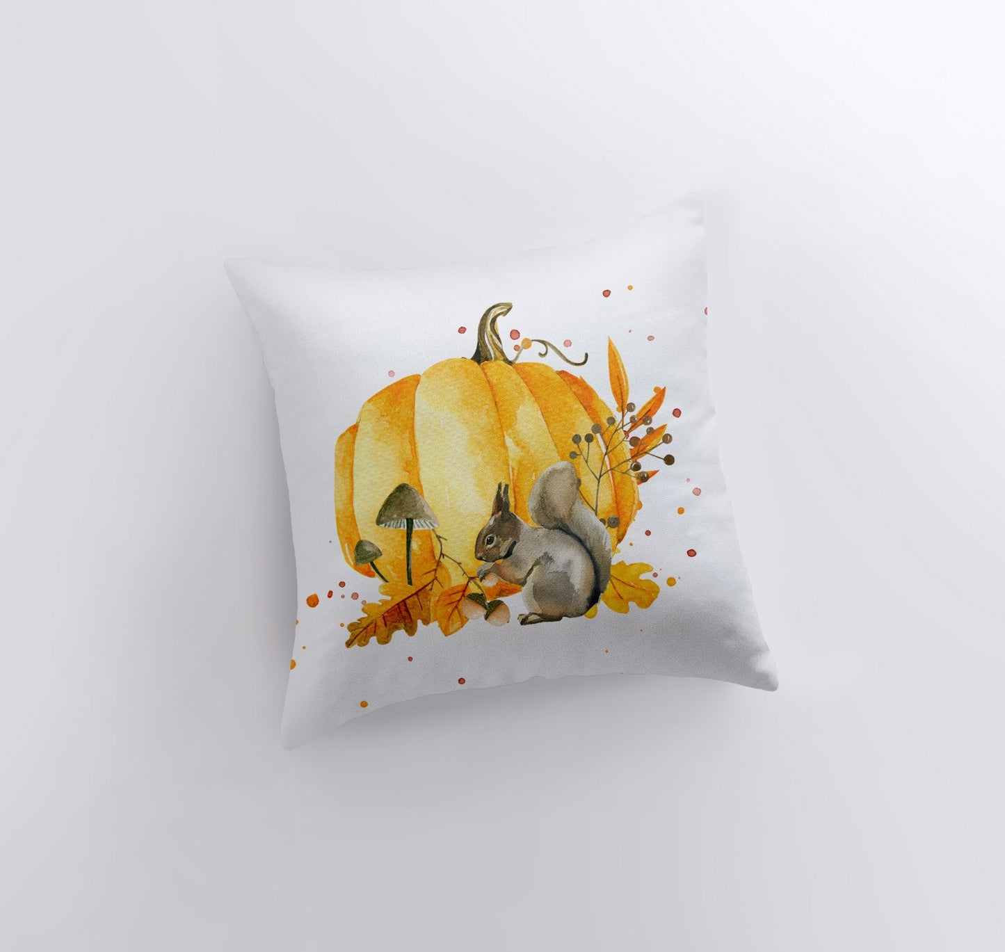 Fall Pumpkin Harvest Pillow Cover |  Primitive Pumpkin Decor |