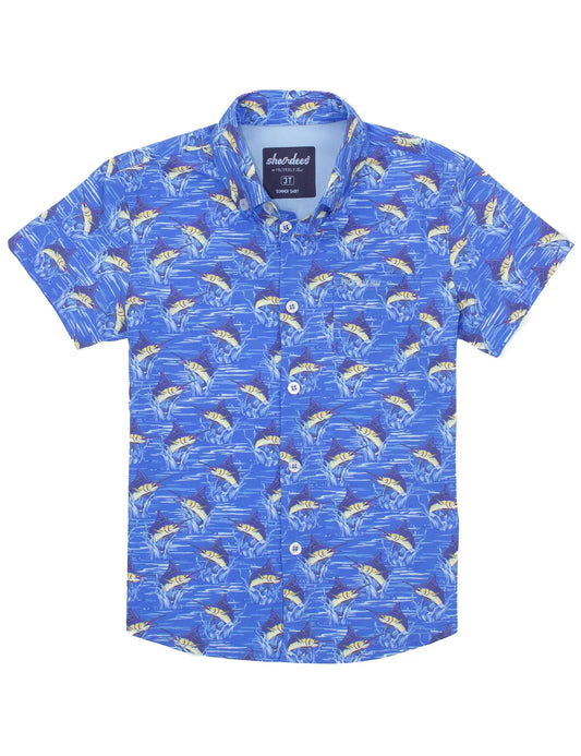 Boys Shordees Summer Shirt, Marlin
