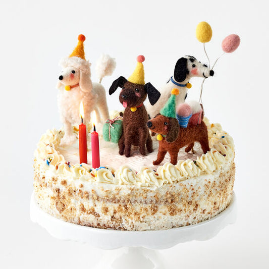 Dog Cake Toppers Set
