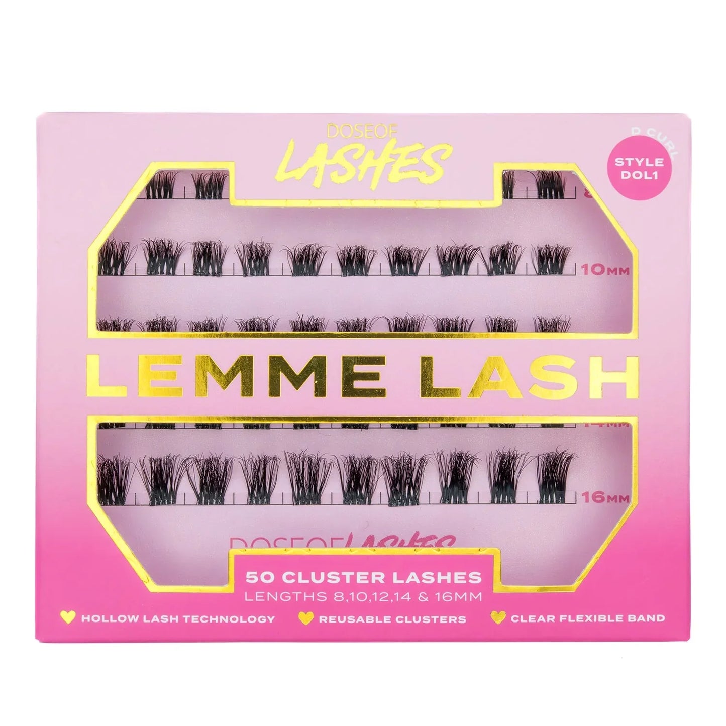Dose of Lashes Lemme Lash Clusters - DOL1 [D Curl]