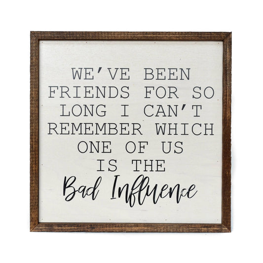 We've Been Friends For So Long Wall Art - 10x10 - Driftless