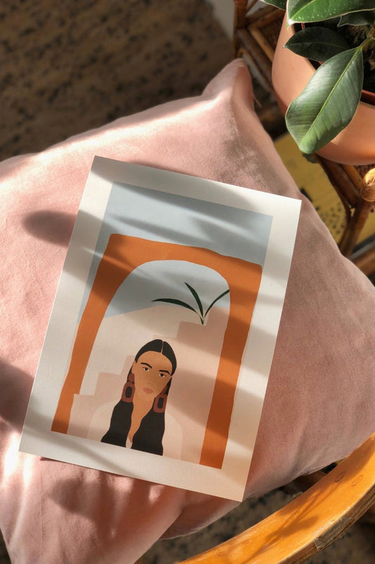 Desert Girl Print