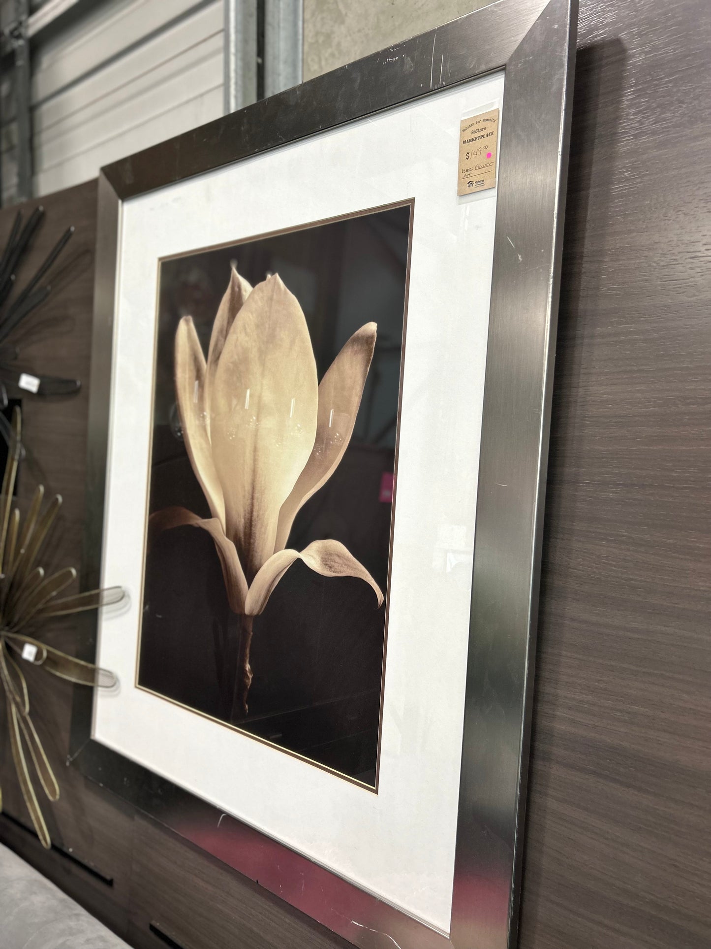 Framed Flower Artwork