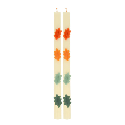AUTUMN LEAF TABLE CANDLES