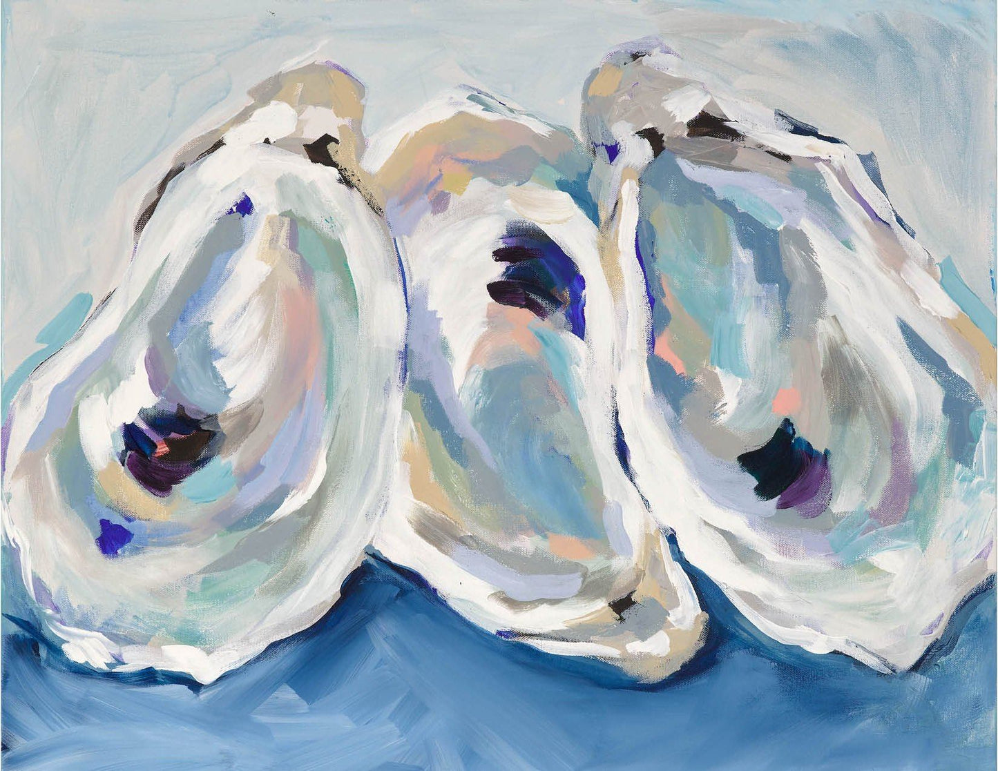 Oyster Prints 11 x 14 Artwork Kim Hovell Annapolis Oysters