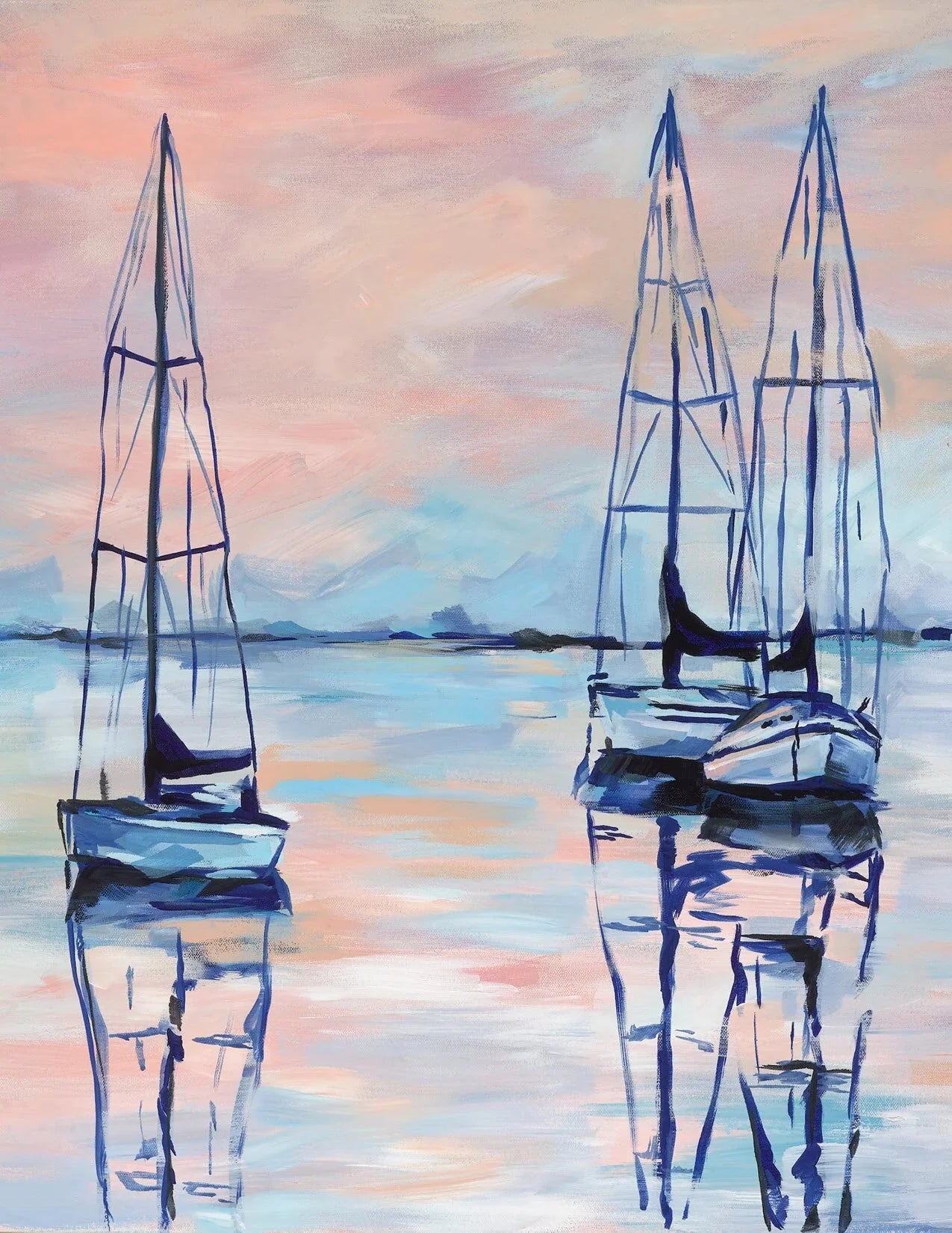 Oyster Prints 11 x 14 Artwork Kim Hovell Back Creek