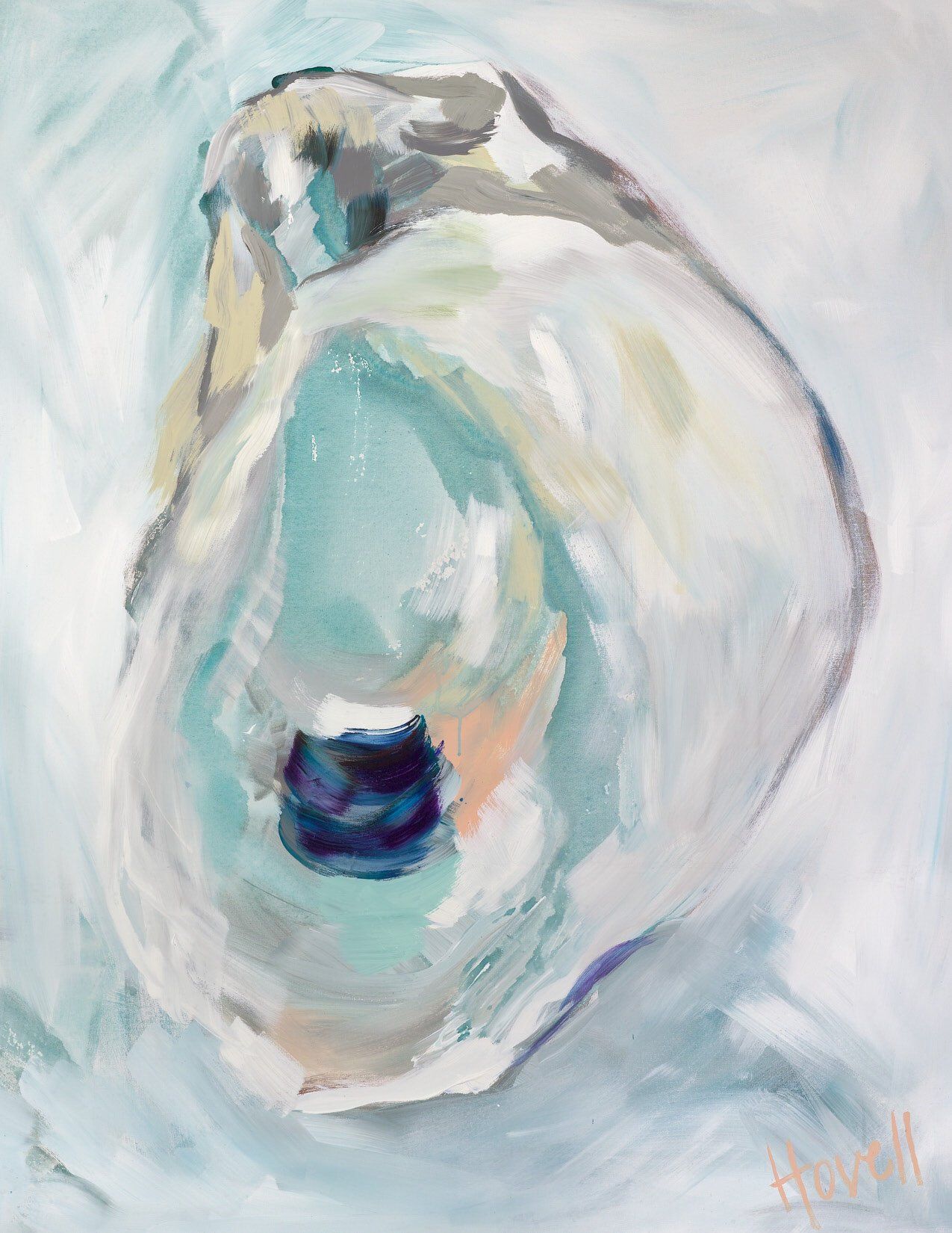 Oyster Prints 11 x 14 Artwork Kim Hovell Cumulus