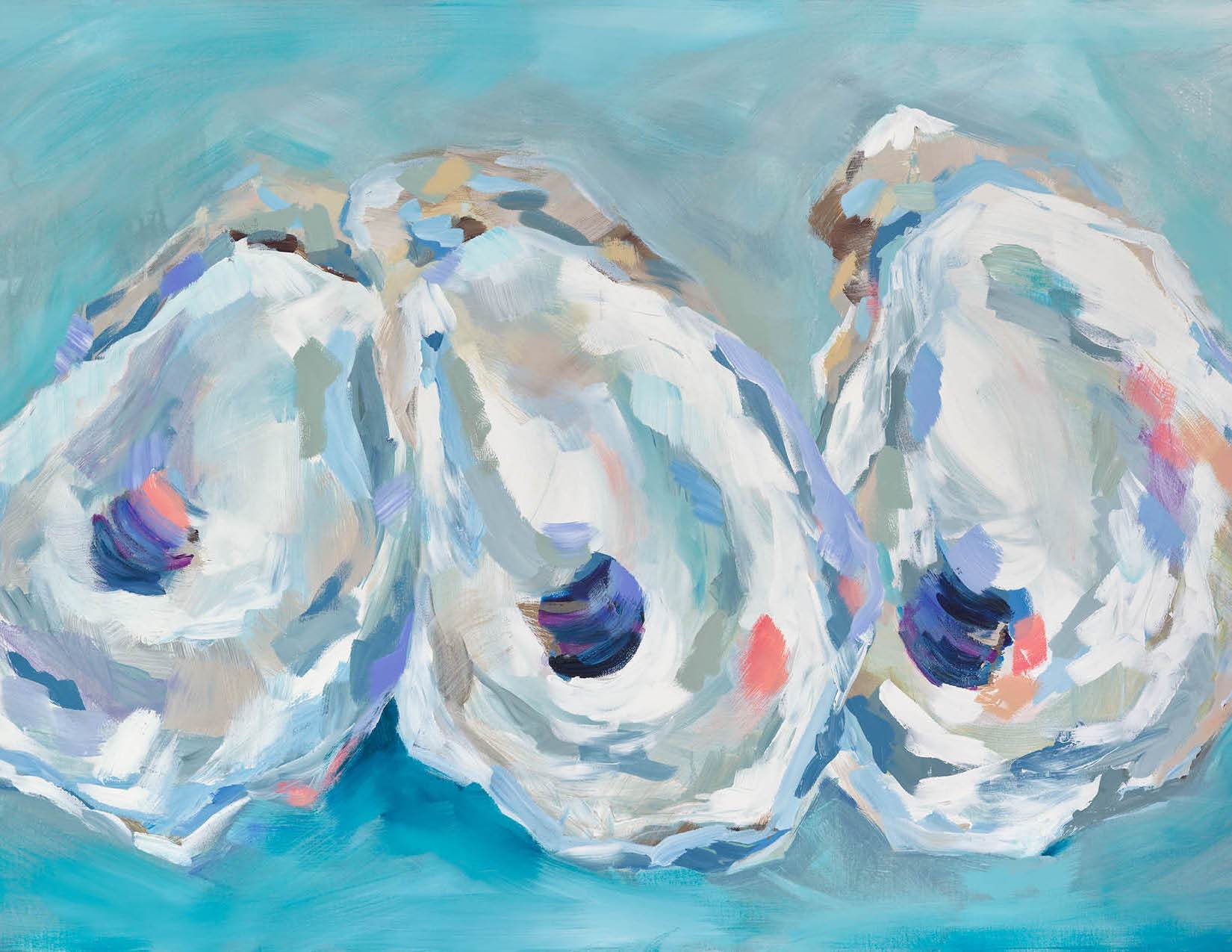Oyster Prints 11 x 14 Artwork Kim Hovell Hummock Island