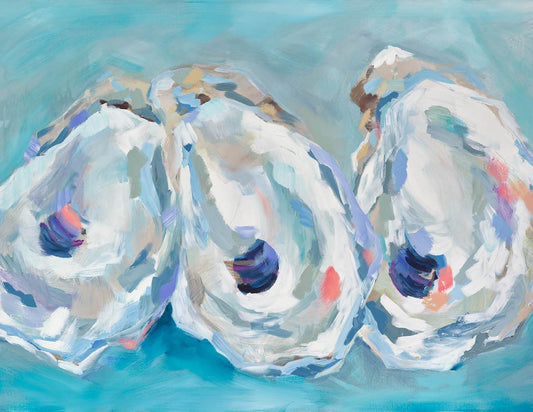 Oyster Prints 11 x 14 Artwork Kim Hovell Hummock Island