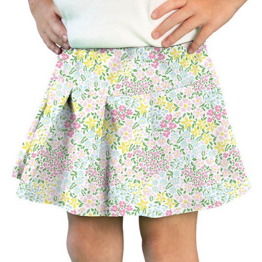 Tennis Skort, Pastel Fields