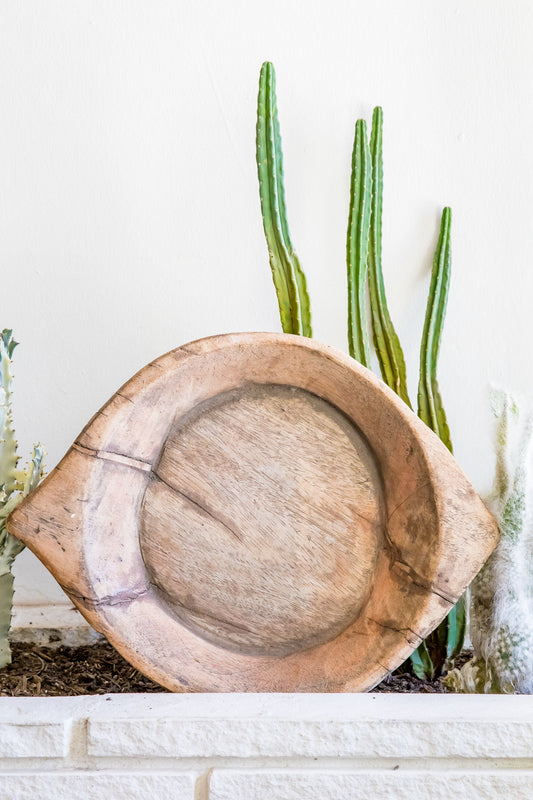 Hand Carved Wooden Tray