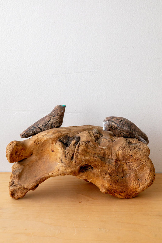 Driftwood Bird Sculpture