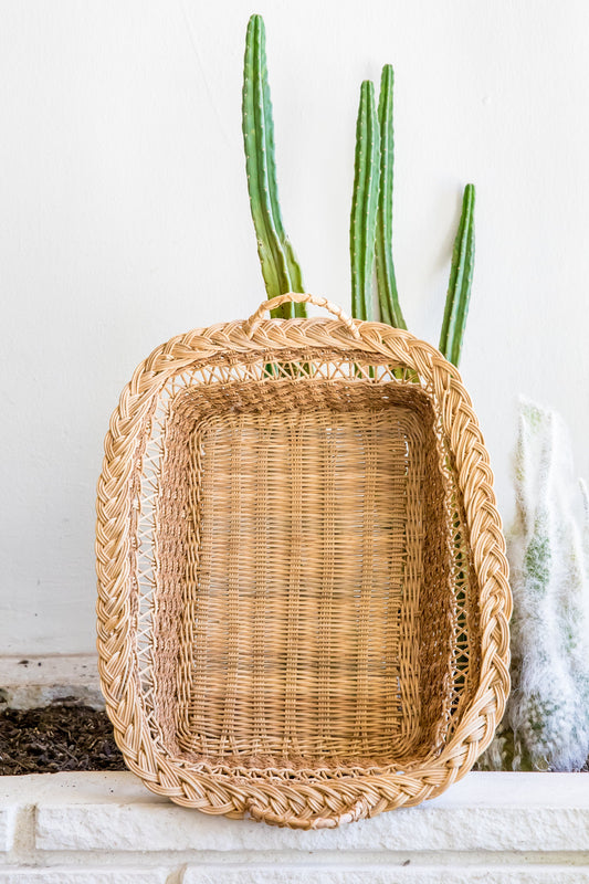 Woven Basket Tray