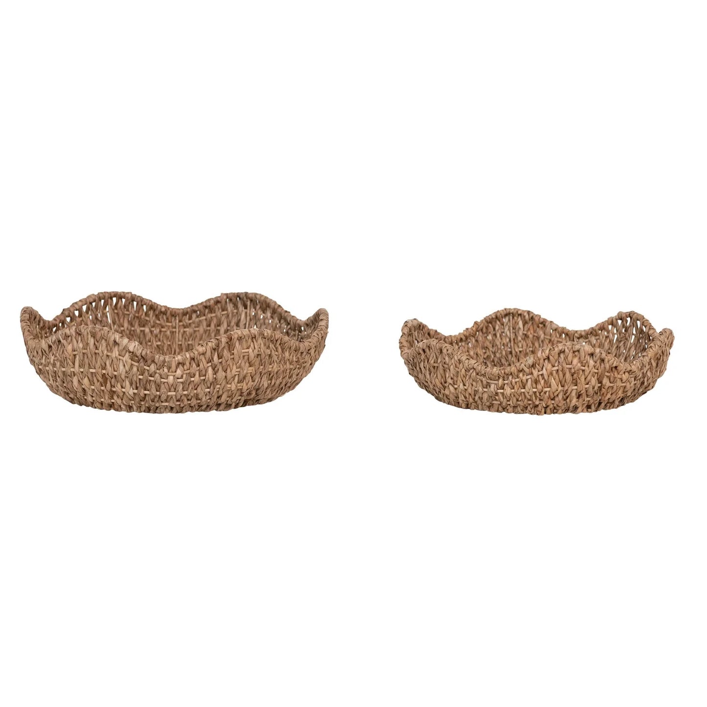Scalloped Edge Decorative Basket