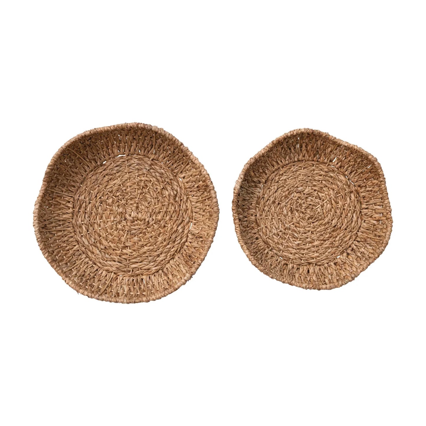 Scalloped Edge Decorative Basket