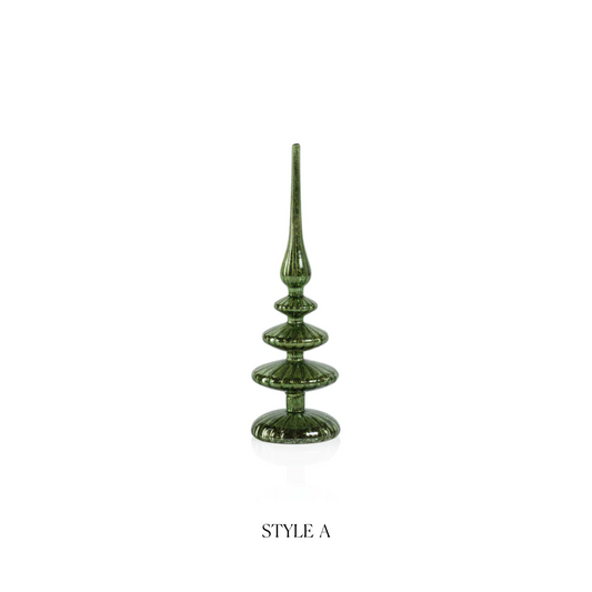 Decorative LED Finial - Green