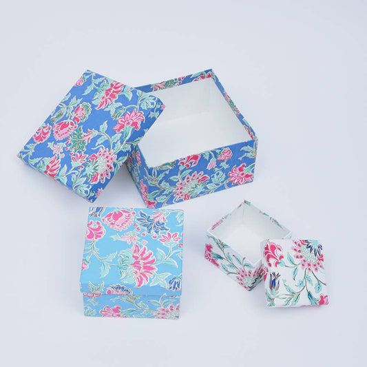 Square-Box-/-Set-of-3-Pcs-/-Blue-Decorative-Accessories