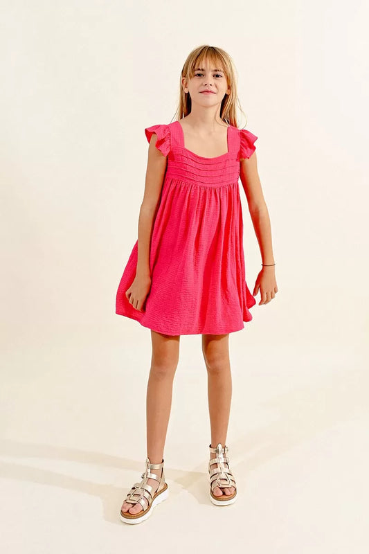Suzy Dress, Fuchsia