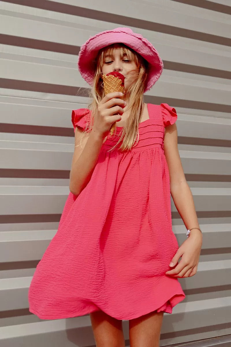 Suzy Dress, Fuchsia