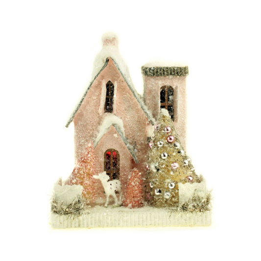 Petite Light Pink Paper House